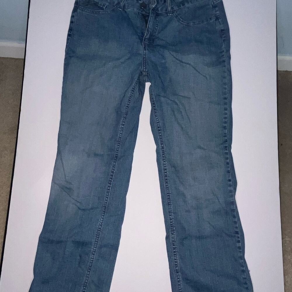 **Riders by Lee Mid-Rise Straight Leg Jeans 12/P - Classic Fit Denim**